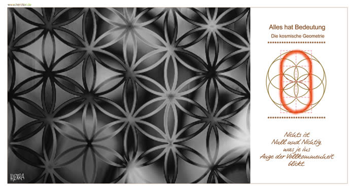 Nichts ist Null und Nichtig, was je ins Auge der Vollkommenheit blickt.  Die KOSMISCHE Geometrie - 0