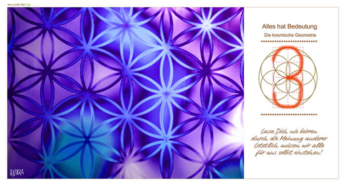 Lasse Dich nie beirren durch die Meinung anderer. Letztlich müssen wir alle für uns selbst einstehen! Die DREI ist die Phase des Geistes, der die Gegensätze der ZWEI überwindet! Sie kommt auch in der DREIEINIGEKEIT (bzw. Dreifaltigkeit) GOTTES zum Ausdruck, die die HÖCHSTEN KRÄFTE des KOSMOS zu EINEM vereint: GOTT - CHRISTUS - DER HEILIGE GEIST sind EINS, eine EINHEIT. Vater - Mutter - Kind sind EINS. VATER HIMMEL - MUTTER ERDE - DIE SCHÖPFUNG sind EINS. Himmel, Erde und Wasser sind EINS ... Im Zeichen des Dreickes wird diese Symbolik in vielen Religionen veranschaulicht. Auch in den mytischen Welten gibt es die drei Wünsche, die drei Prinzen oder Prinzessinnen, bzw. Hexen. Die DREI schließt die erste PHASE des Entwicklungszyklus ab und symbolisiert im Weg des KOSMISCHEN AUFSTIEGS: Die "Erweckung". Dein KOSMISCHER ERINNERUNGSSPEICHER wurde geweckt. Du spürst in dir zunehmend deine eigenen spirituellen Fähigkeiten! Fühlst dich anders, beginnst dich mit deinen eigenen Fähigkeiten vertraut zu machen und einen Platz zu finden, deine FÄHIGKEITEN annehmen zu können und aktiv zu leben. Die KOSMISCHE Geometrie - 3