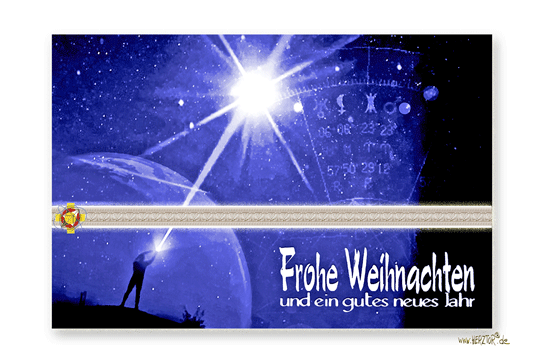 Weihnachten Postkarte von HERZTOR