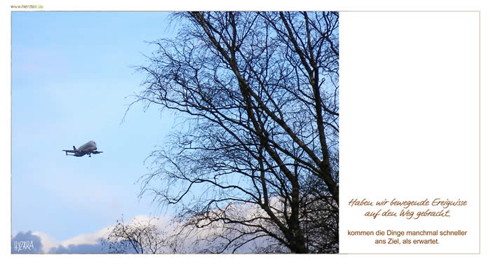 Bewegung - Haben wir bewegende Ereignisse auf den Weg gebracht, kommen die Dinge manchmal schneller ans Ziel, als erwartet.