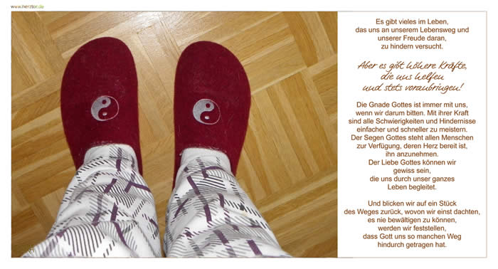 Hindernisse des Lebens - Es gibt vieles im Leben, das uns an unserem Lebensweg und unserer Freude daran, zu hindern versucht. Aber es gibt höhere Kräfte, die uns helfen und stets voranbringen! Die Gnade Gottes ist immer mit uns,wenn wir darum bitten.  Mit ihrer Kraft sind alle Schwierigkeiten & Hindernisse einfacher & schneller zu meistern. Der Segen Gottes steht allen Menschen zur Verfügung, deren Herz bereit ist, ihn anzunehmen. Der Liebe Gottes können wir gewiss sein, die uns durch unser ganzes Leben begleitet. Und blicken wir auf ein Stück des Weges zurück, wovon wir einst dachten, es nie bewältigen zu können, werden wir feststellen, dass Gott uns so manchen Weg hindurch getragen hat.