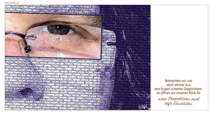 Passitvitaet - Betrachten wir uns doch einmal aus den Augen unseres Gegenübers, so öffnen wir unseren Blick für neue Perspektiven und tiefe Einsichten.