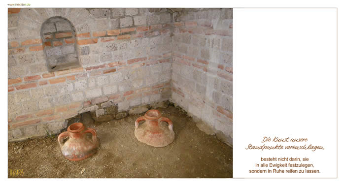 . Standpunkte - Die Kunst unsere Standpunkte vorzuschlagen, besteht nicht darin, sie in alle Ewigkeit festzulegen, sondern in Ruhe reifen zu lassen.