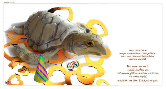 Wer wir sind - Lebe auch deine temperamentvolle und lustige Seite, auch wenn sie manche zunächst in Angst versetzt. Nur wenn wir auch nach außen zu erkennen geben, was in unserem Inneren ruht, entgehen wir allen Enttäuschungen.