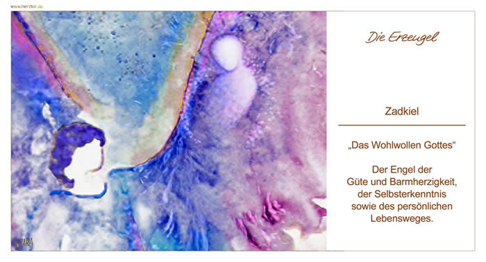 Die Erzengel, Zadkiel, „Das Wohlwollen Gottes“, Der Engel der Güte und Barmherzigkeit, der Selbsterkenntnis sowie des persönlichen Lebensweges. Die Erzengel - 9 ZADKIEL